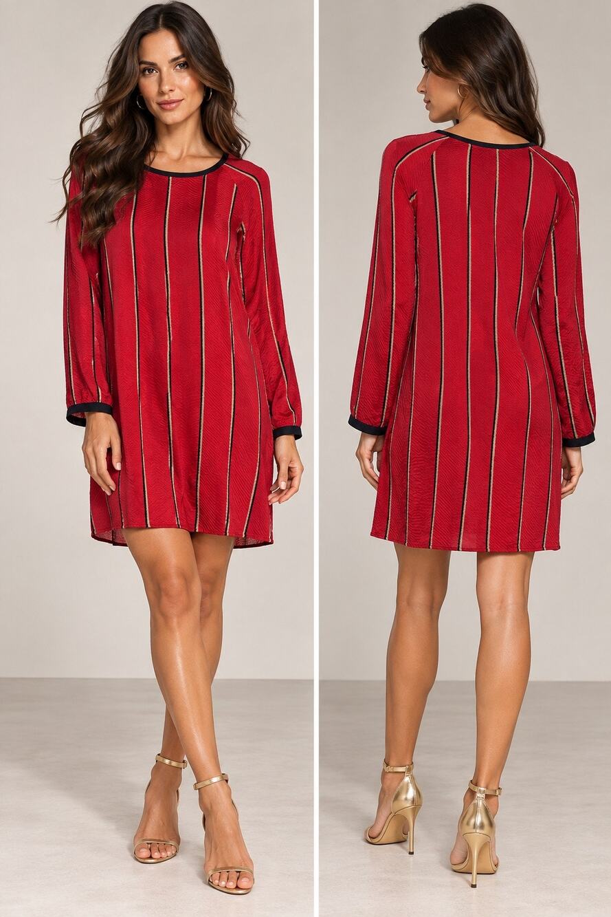 Giada Forte  striped shift dress size Medium